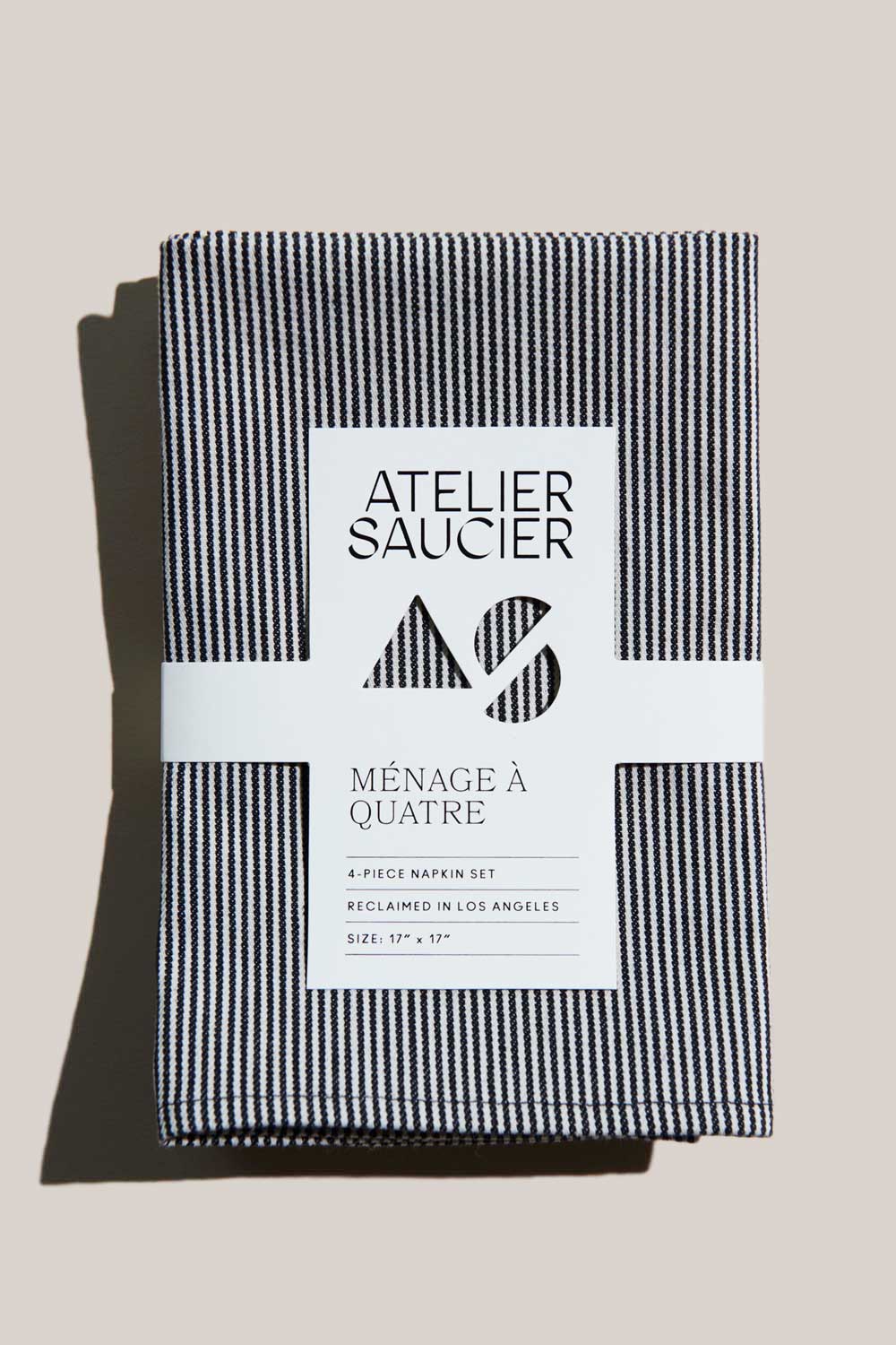 Atelier Saucier Hickory Stripe Napkins